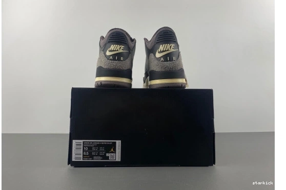Black Ma  A Manière FZ4811-001 Retro 3 FZ4811-001 Jordan 1018